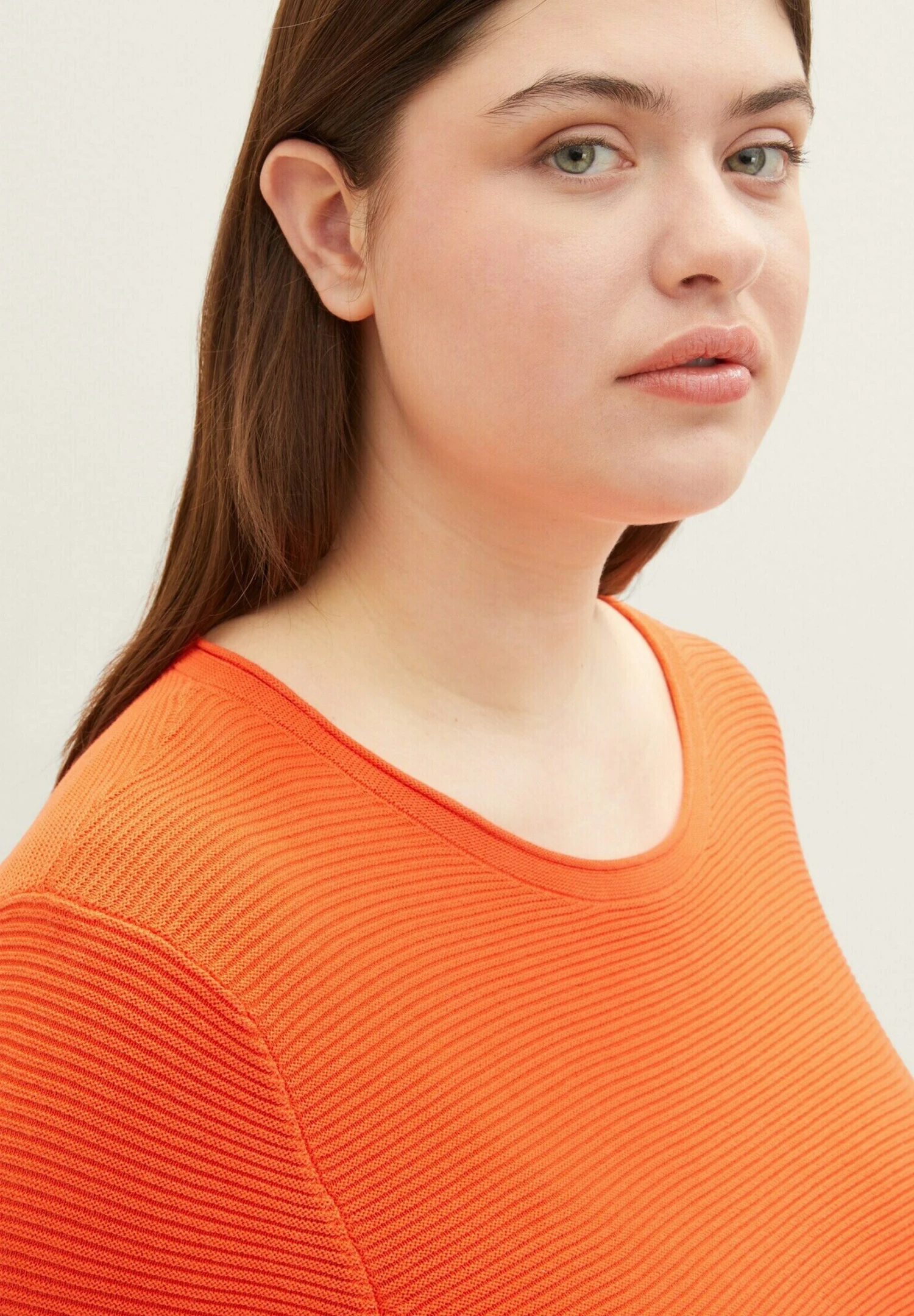 Tom Tailor Mit Struktur - Trui - Fever Red 6 Tom Tailor Mit Struktur - Trui - Fever Red - Afbeelding 4