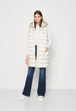 Tom Tailor Long Lightweigt Vest - Bodywarmer - Clouds Grey -Tom Tailor Winkel 395a74120c4f4b77a8b126352c8767c7