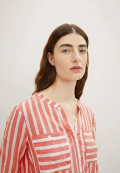 Tom Tailor Striped - Blouse - Red White Vertical Stripe -Tom Tailor Winkel 39a96e879d9d44fea664b65367a4436a