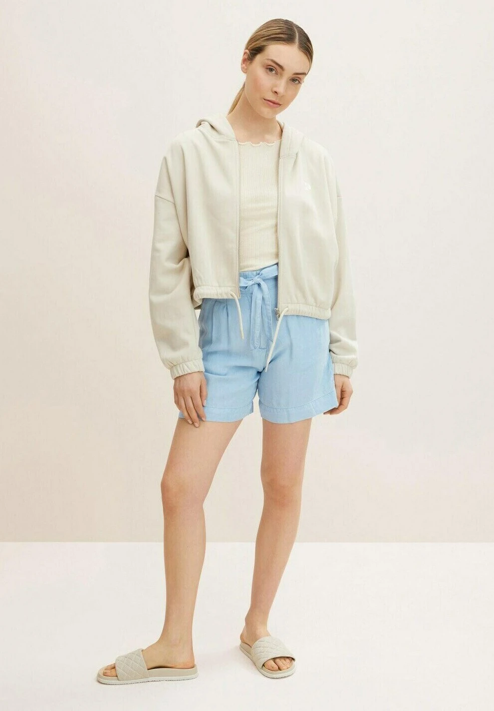 Tom Tailor Shorts - Blue Denim 4 Tom Tailor Shorts - Blue Denim - Afbeelding 2