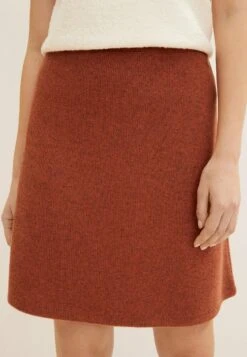 Tom Tailor Mit Struktur  - A-Lijn Rok - Canyon Sunset Red Melange -Tom Tailor Winkel 3a2a4b95a9e242ad92828a1904175bf5