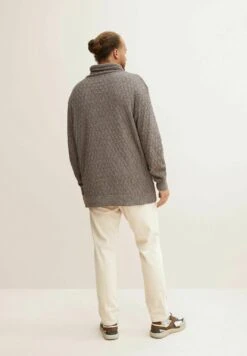 Tom Tailor Mit Sch - Trui - Navy White Brown Mouline -Tom Tailor Winkel 3a3209c0277f4a12a03959ee89bb0591