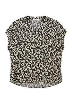 Tom Tailor Kurzarm- Blouse - Black Small Abstract Design -Tom Tailor Winkel 3a46414d485e4cffa973b52931b2557b