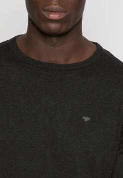 Tom Tailor Basic Crew Neck - Trui - Black Grey Melange -Tom Tailor Winkel 3a4c3ffdac6f4c9da09fe76656b8e07f