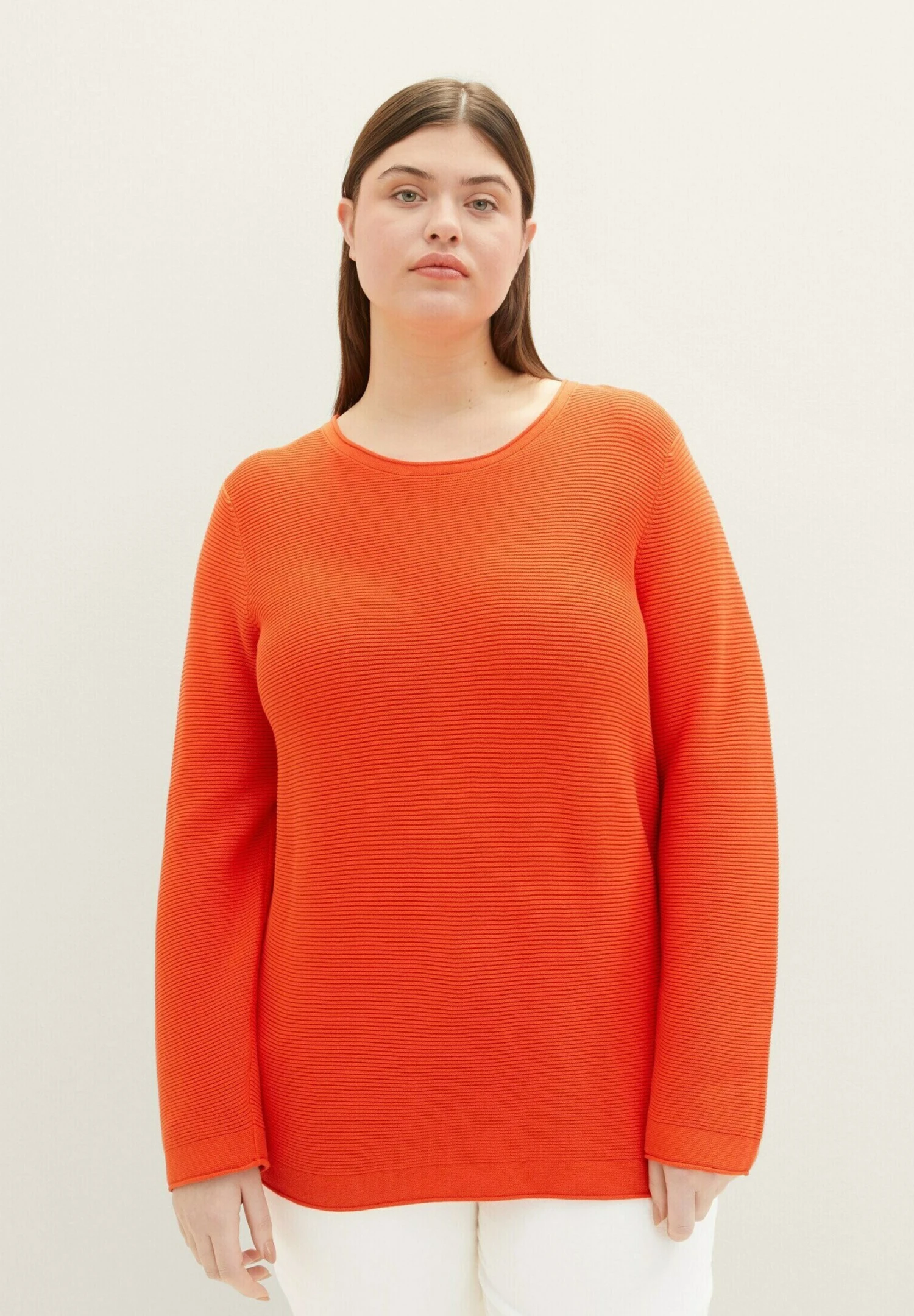 Tom Tailor Mit Struktur - Trui - Fever Red 3 Tom Tailor Mit Struktur - Trui - Fever Red