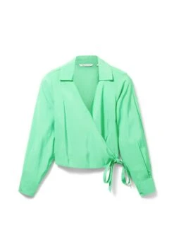 TOM TAILOR Denim Cropped Wickel - Blouse - Strong Green -Tom Tailor Winkel 3b218aebc8ac4b1898faab0f8ecadd4a