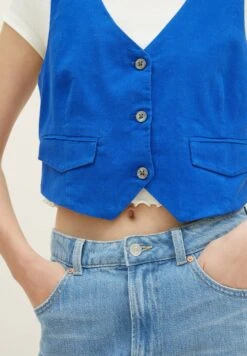 TOM TAILOR Denim Bodywarmer - Shiny Royal Blue -Tom Tailor Winkel 3bc98405b5284f9397318c90ecadcda8