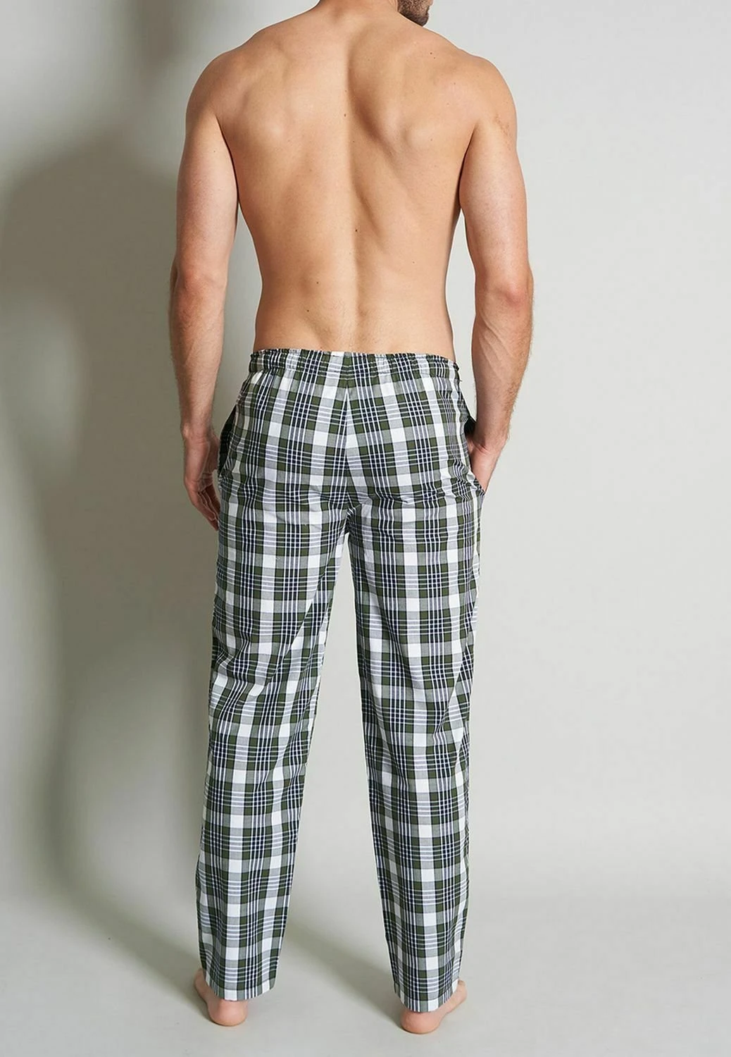 Tom Tailor Mit Eingriff Knopf - Pyjamabroek - Dunkelgrün 4 Tom Tailor Mit Eingriff Knopf - Pyjamabroek - Dunkelgrün - Afbeelding 2