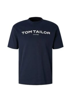 Tom Tailor Logoprint  - T-Shirt Print - Sky Captain Blue -Tom Tailor Winkel 3c69bbe823ee42f6b860c2b7e3ac804c