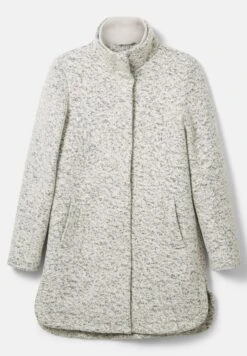 TOM TAILOR Denim Bouclé - Mantel - Grey Black Boucle -Tom Tailor Winkel 3ce4d884b6e046c48249554a6bd6bf67