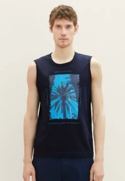 Tom Tailor Tank Mit Print - Top - Sky Captain Blue -Tom Tailor Winkel 3d19733cfb0d4c619657eb872d8da4fc