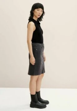 Tom Tailor Basic  - Jeansrok - Evident Anthracite -Tom Tailor Winkel 3d931c73f62c44329ae244309eb332b0