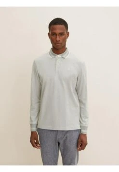 Tom Tailor Poloshirt - Grey Two Tone Pique