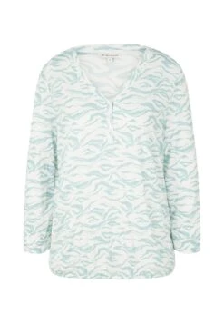 Tom Tailor Gemustertes - Blouse - Blue Small Wavy Design -Tom Tailor Winkel 3f2738e460154b1187b352a97d56f2f2