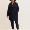 Tom Tailor Halflange Jas - Navy Midnight Blue 2 Tom Tailor Halflange Jas - Navy Midnight Blue -Tom Tailor Winkel 3f672f94e832446f965602481ba53637