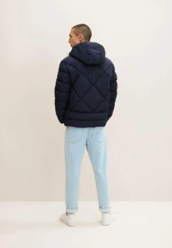 Tom Tailor Mit Waffeloptik - Winterjas - Sky Captain Blue -Tom Tailor Winkel 3fda043029f84301a25c700f69317097