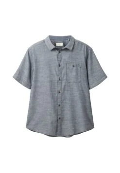 Tom Tailor Kurzarm Mit Brusttasche - Overhemd - Navy Herringbone Structure -Tom Tailor Winkel 3fdaf31f855149b09ffe45059ca74d85