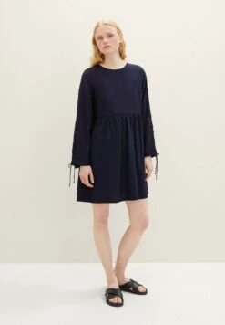 TOM TAILOR Denim Mini Mit Schnürdetails - Jurk - Sky Captain Blue