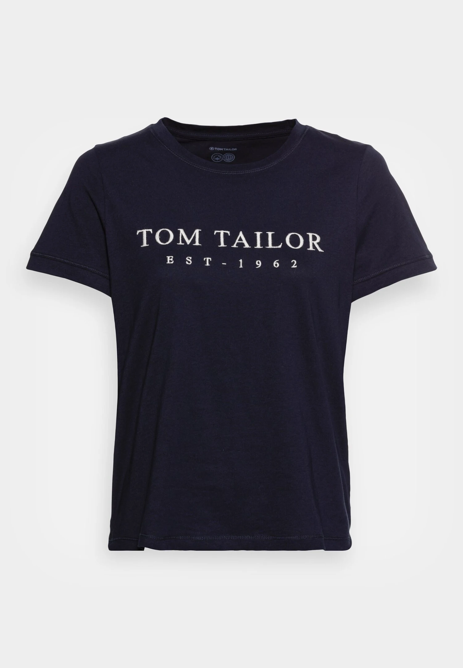 Tom Tailor Crew Neck- T-Shirt Print - Navy Midnight Blue 6 Tom Tailor Crew Neck- T-Shirt Print - Navy Midnight Blue - Afbeelding 4