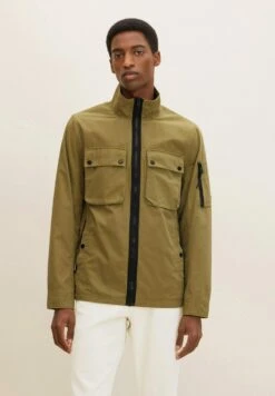 Tom Tailor Stehkragen - Lichte Jas - Smart Olive