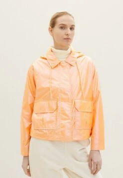 Tom Tailor Imitatieleren Jas - Orange Pearl