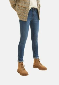 Tom Tailor Alexa- Slim Fit Jeans - Mid Stone Wash Denim