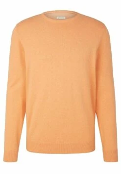 Tom Tailor Basic Crew Neck - Trui - Mandarin Orange Melange -Tom Tailor Winkel 42b7b6657b4846e899f0e84a2fb9e139