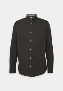 Tom Tailor Stretch Fit - Overhemd - Black -Tom Tailor Winkel 4316d5446b6443c88e03f632134a58e1
