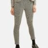 Tom Tailor Mit Teilungsnähten - Broek - Tarmac Beige Ck Check Design -Tom Tailor Winkel 4341f14b27584cd78aec4466c830d47c