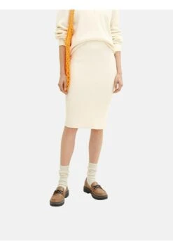 Tom Tailor Mit Rippstruktur  - Kokerrok - Soft Buttercream -Tom Tailor Winkel 43777c7e9a1c40e78543a0ff2da85994