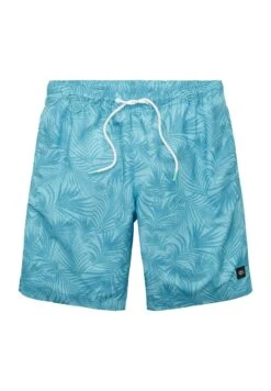 Tom Tailor Gemusterte - Zwemshorts - Blue Tibetan Stone Leaf Design -Tom Tailor Winkel 438662b53686443da470ddd012c36eee