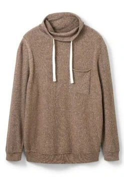 Tom Tailor Plus Mit Ste - Trui - Brown Melange Structure -Tom Tailor Winkel 438b6114a57e4a8496c614763e56bdbb