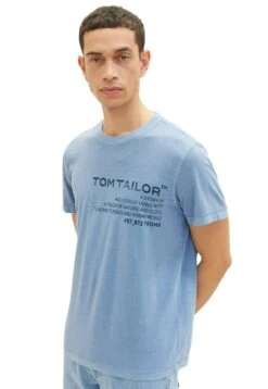 Tom Tailor Mit Waschung- T-Shirt Print - Greyish Mid Blue 21 Tom Tailor Mit Waschung- T-Shirt Print - Greyish Mid Blue -Tom Tailor Winkel 43e1cca4dc254c5a9ef2e3af8ccd8b5c