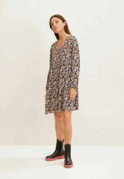 TOM TAILOR Denim Mini Tunic Dress - Jurk - Flower Print -Tom Tailor Winkel 446b20b9100442b8bc153531e4ce726f