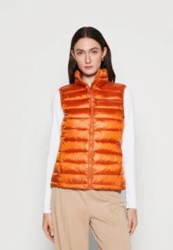 Tom Tailor Ultra Lightweight Vest - Bodywarmer - Gold Flame Orange