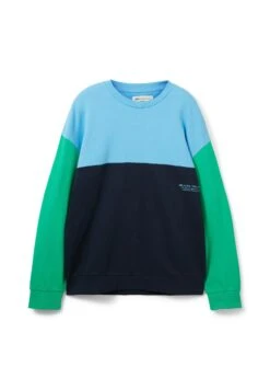 Tom Tailor Relaxed Colorblock - Sweater - Sky Captain Blue -Tom Tailor Winkel 44c776d8056e4b5d855fc21a30b18c0c