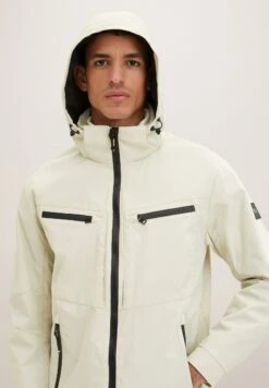 Tom Tailor Mit Abnehmbarer Kapuze  - Outdoorjas - Beige Alfalfa -Tom Tailor Winkel 45c4629dd35e475f85195b9d55a44eca