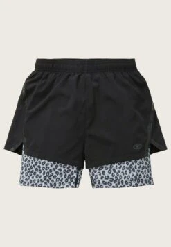Tom Tailor Active Wear- Shorts - Black Leo -Tom Tailor Winkel 45f9e71458a64887b6e23cb9147b2f4a