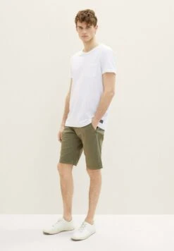Tom Tailor Bermuda - Shorts - Dusty Olive Green -Tom Tailor Winkel 463eb7a7e0eb47c697f07882747976a9