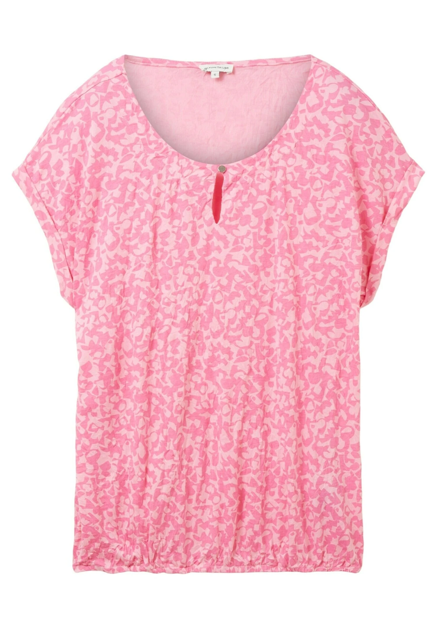Tom Tailor Mit Raffung - Blouse - Pink Geo Design 8 Tom Tailor Mit Raffung - Blouse - Pink Geo Design - Afbeelding 6