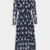 TOM TAILOR Denim Printed Collar Dress - Jurk - Navy -Tom Tailor Winkel 46d2270773b5484e9ffe4fe9ab3d66b6