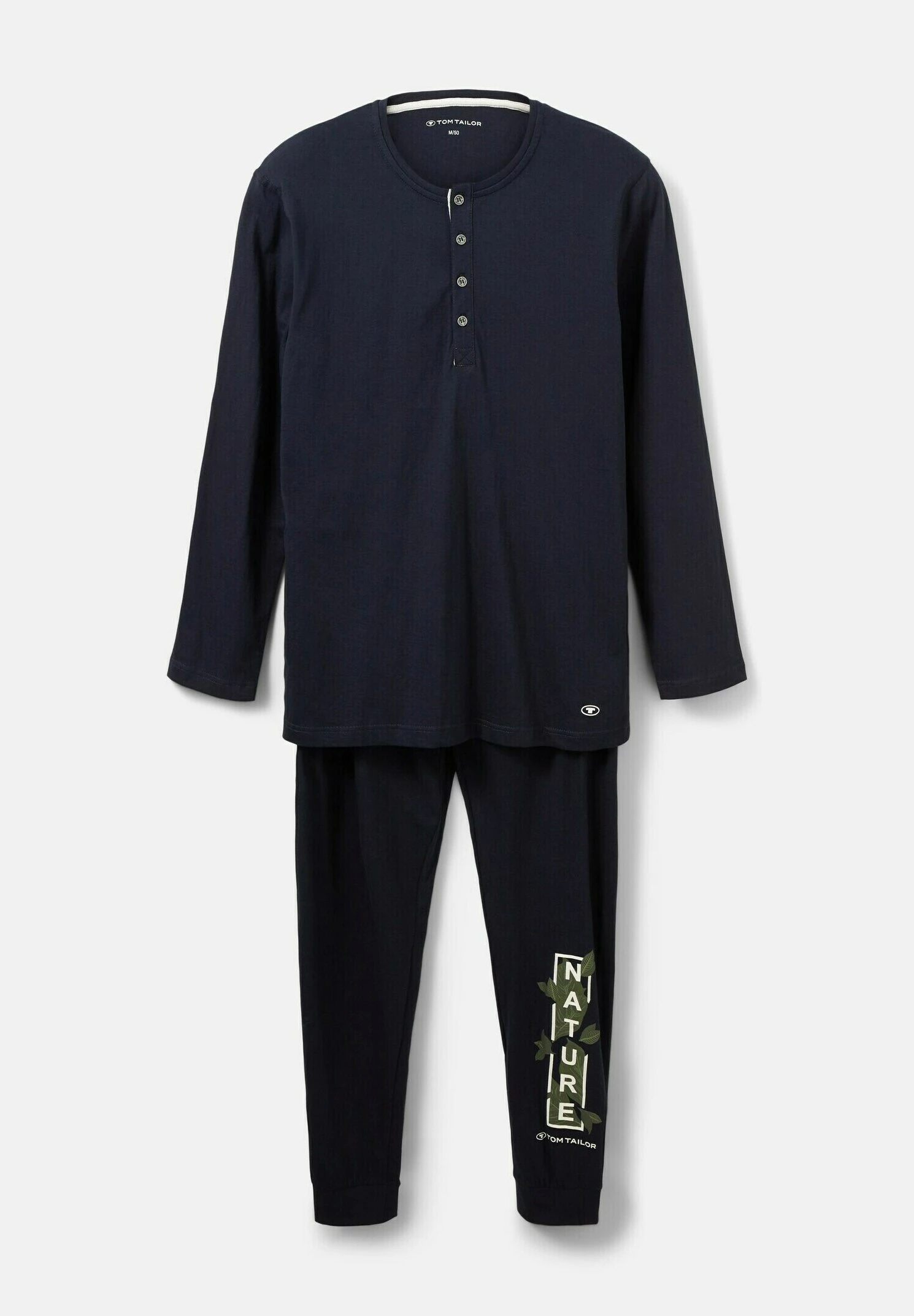 Tom Tailor Mit Logo Print Set - Pyjama - Blue Dark Solid 9 Tom Tailor Mit Logo Print Set - Pyjama - Blue Dark Solid - Afbeelding 7