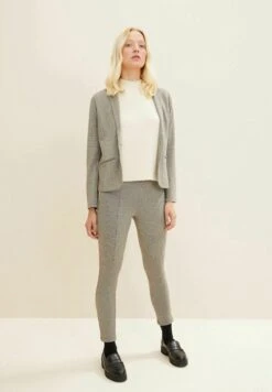 Tom Tailor Mit Teilungsnähten - Broek - Tarmac Beige Ck Check Design -Tom Tailor Winkel 477db067fc214e188455e32fa62a7dec