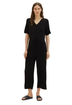 Tom Tailor Overall Mit Gürtel - Jumpsuit - Deep Black