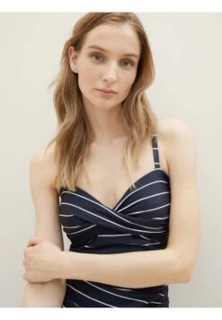Tom Tailor Gestreiftes Tankini - Bikinitop - French Navy Aop -Tom Tailor Winkel 48472ad57e054808a1e49e44b4a4ba92