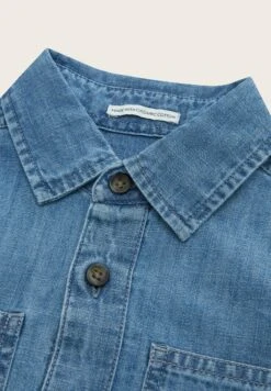 Tom Tailor Mit Brusttaschen - Overhemd - Blue Denim -Tom Tailor Winkel 4867f78cb77148bf897e45ed538ef67a