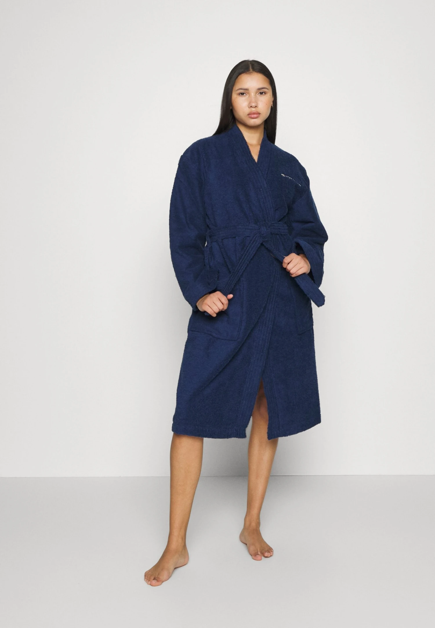 Tom Tailor Basic Kimono Unisex - Badjas - Navy 3 Tom Tailor Basic Kimono Unisex - Badjas - Navy
