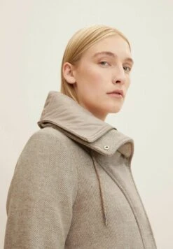 Tom Tailor Mantel - Offwhite Beige Twill Structure -Tom Tailor Winkel 4a86c5a4a08640d59d32afc8685f7dea