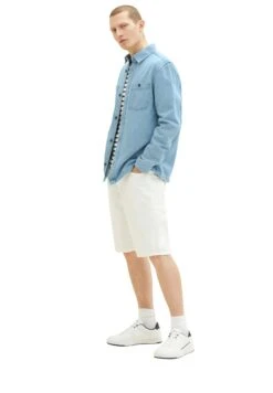 Tom Tailor Spijkerjas - Used Light Stone/Blue Denim