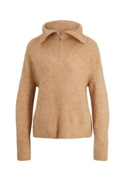 TOM TAILOR Denim Mit Troyer Kragen  - Trui - Cinnamon Brown Melange -Tom Tailor Winkel 4b8c2544bf154318ad8458c86a031893